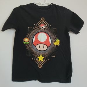Super Mario Mushroom Short Sleeve Shirt